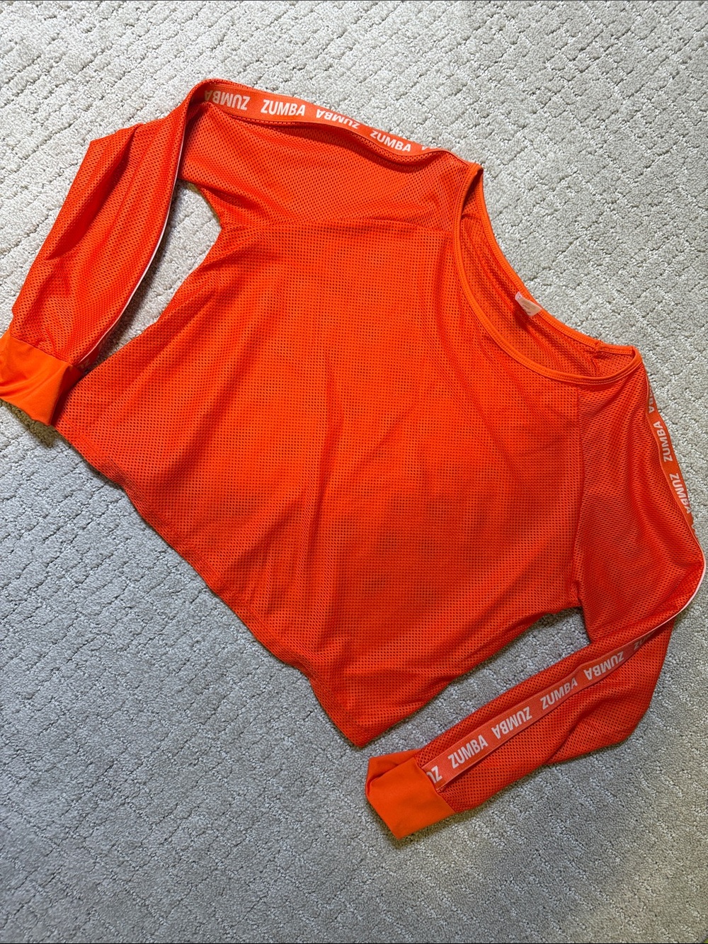 Mesh long sleeve Zumba top
